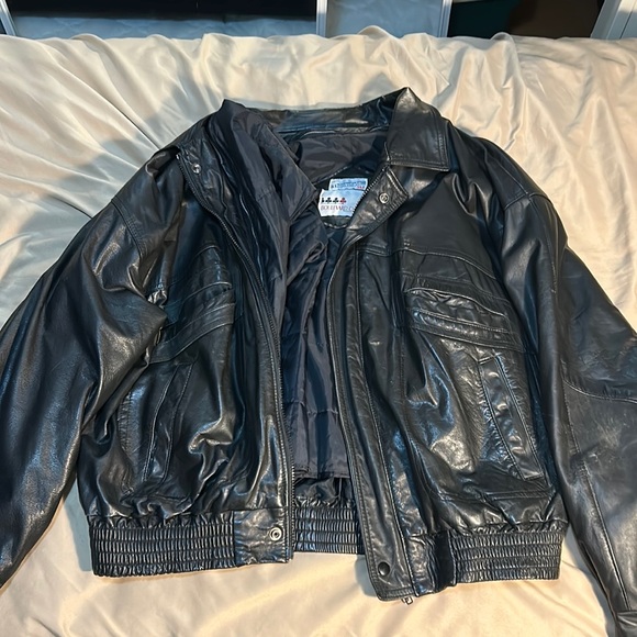 Vintage Leather Jacket - Picture 1 of 3